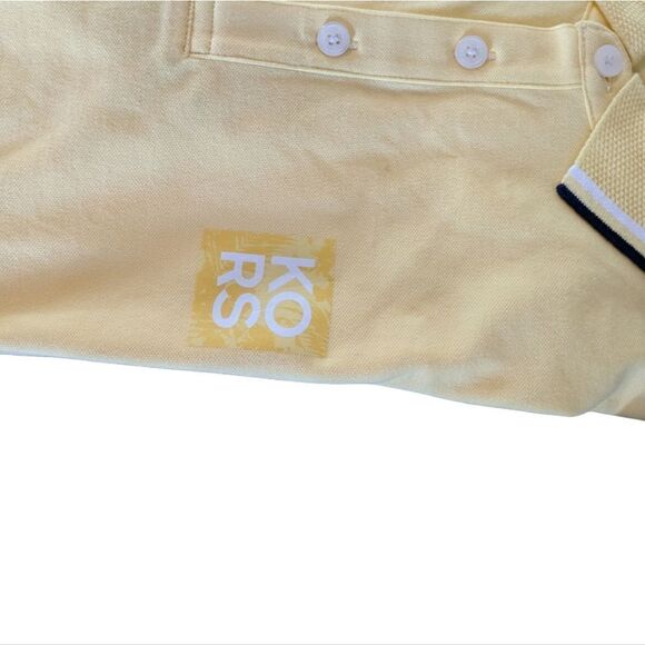 Michael Kors striped trim polo shirt NWT - Picture 4 of 4